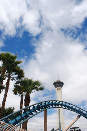 Stratosphere Tower and Roller Coaster Las Vegas Nevada USA